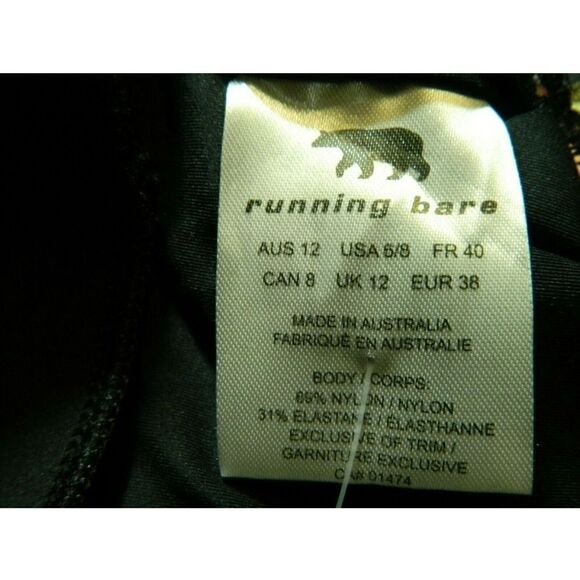 Running Bare Zip Crop Maggie Sports Bra Size 6/8 - Picture 8 of 8
